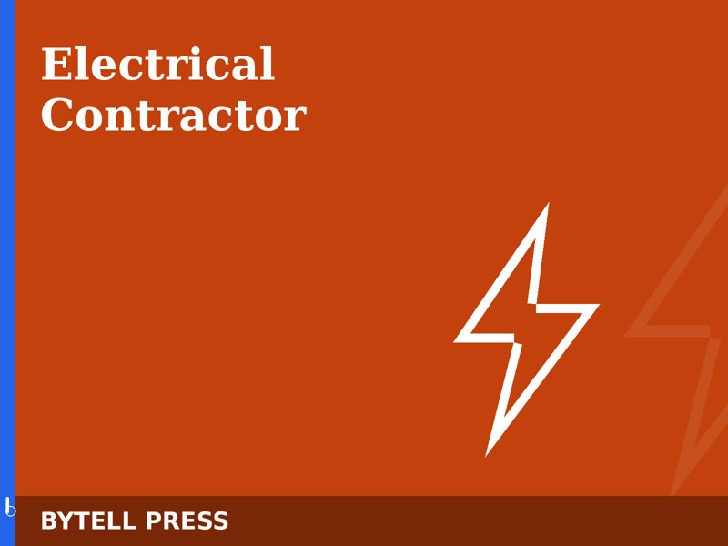 Electrical Contractor operating system