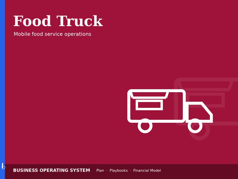 Food Truck Business operating system