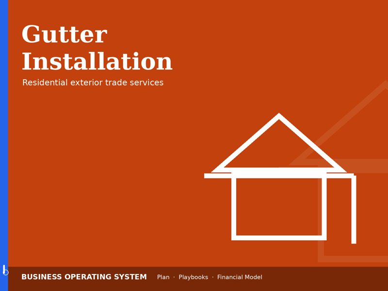 Gutter Installation operating system