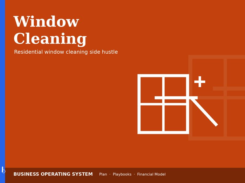 Residential Window Cleaning operating system