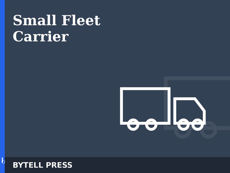 Small Fleet Carrier operating system