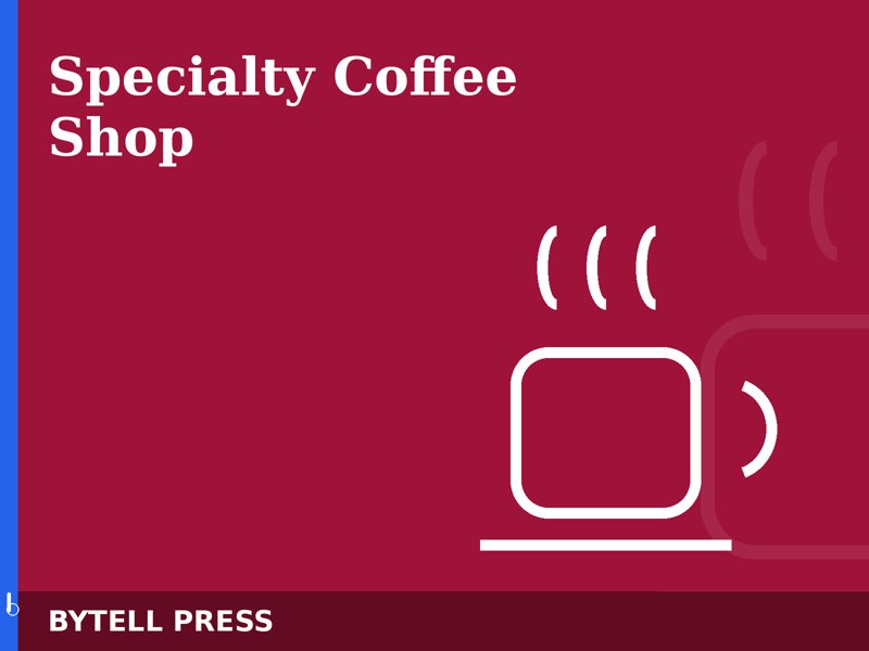 Specialty Coffee Shop operating system